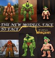 The new models, face to face