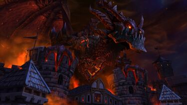 In the Cataclysm login-screen.