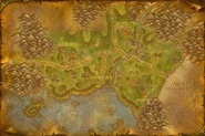 Map of Hillsbrad Foothills, pre-Cataclysm