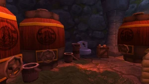 Vats of "Orimbergen" beer