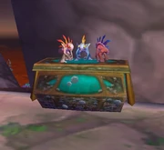 Poor baby murlocs left on top of a crate. Aww....