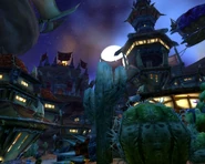 Valley of Strength.jpg (118 KB) Night view of the Orgrimmar in Valley of Strength