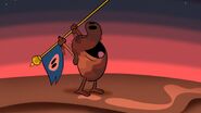 S1e3a Pig holding flag