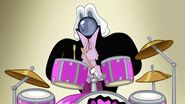 S1e11a Guard playing drums