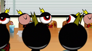 Bob gets that sandwich after all (Bob is on the far right)