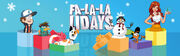 Fa-La-La Lidays main banner