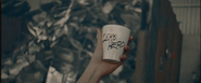 Cup with Zero Hero's name