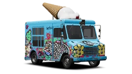 Icon ice cream truck