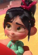 Super Soymilk impersonating Vanellope to fool Ralph...