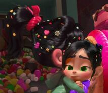 Vanellope hugging me