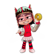 Panellope with Racer helmet on!