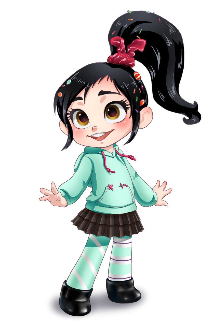 Vanellope von Schweetz packing heat : r/wreckitralph