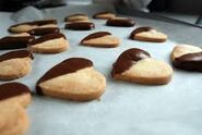 Shortbread cookies straight from my oven.