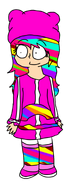 Melissa in Eddsworld style drawn by Aly Paris