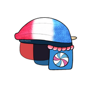 Adorabeezle Wintepop's helmet