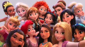 Disney Princesses Selfie