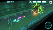 Screenshot from the Flight Command mini-game.