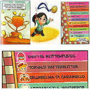 Vanellope signing up in the race, in the Indonesian comic adaptation