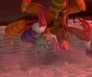 Cy-Bug Turbo after being thrown by Ralph