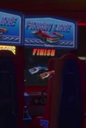 Finish Line, possibly inspired by Daytona USA.