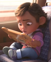 "There was a scene in the trailer that wasn't in the movie." A character modeled after Moana as a baby appears in the credits.