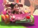 Vanellope driving, after glitch past Taffyta, Rancis and Candlehead