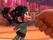 Vanellope making a deal with Ralph