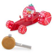 Taffyta figure and push and go kart