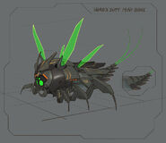 A boss Cy-bug from the videogame.