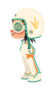 Vanellope's original racing outfit, by Lorelay Bove.