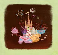 An island design of Sugar Rush by Scott Watanabe.