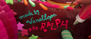 Vanellope and Ralph sign the Candy Kart