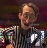 "Hey, Ralph's back isn't that great! The gang's all here."