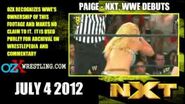WRESTLEPEDIA - Paige NXT-WWE Debuts