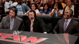 Raw Announcers Cole JBL Saxton