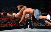  attempting an RKO on .
