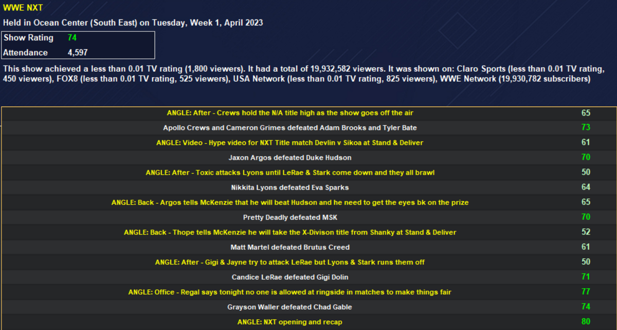 NXT E136 Wrestlingworld Wiki Fandom