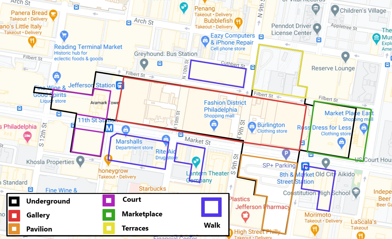 Fashion District Philadelphia Tenant List Where Retail Goes To Live Wiki Fandom