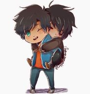 Percy and nico cute