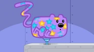 Purple Painted Wubbzy with Stickers