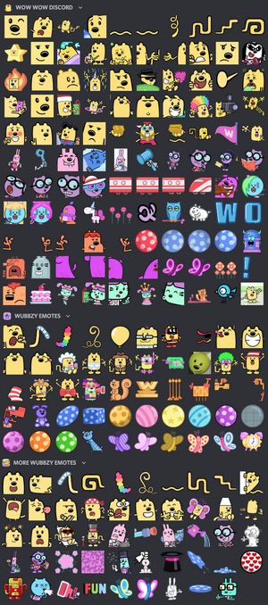 Wubbzy Emotes (So Far)