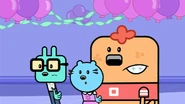 Huggy, Buggy, and Earl seeing what Walden did at the Boogie Bash
