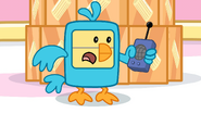 CSWM - Wubbzy in a Bird Costume Talks on Walkie-Talkie