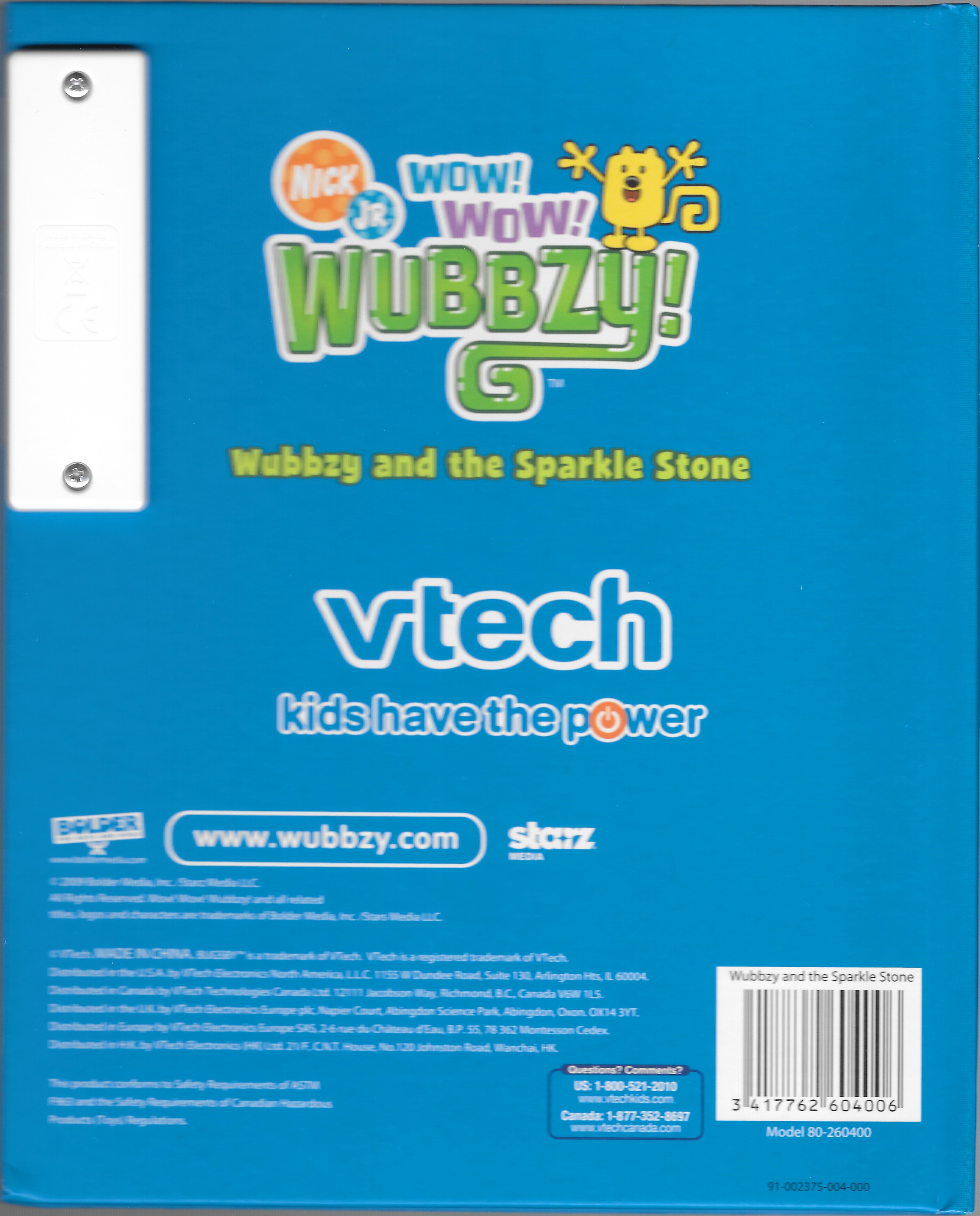 Vtech Bugsby Reading System Wow Wow Wubbzy and the Sparkle Stone New!