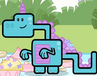 Small Aquamarine Dinosaur.png