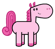 Daizy's Pet Pony, Pretty Pink, Made in MS Paint