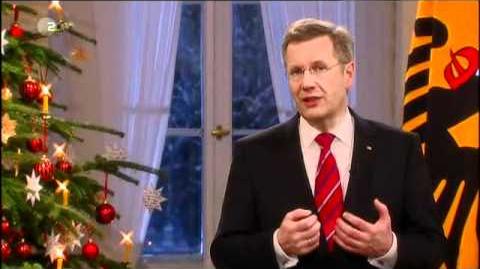 Weihnachtsansprache 2010 - Bundespräsident Christian Wulff