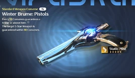 Winter Brume Pistols