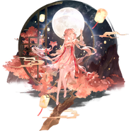 Peach Blossom Splash Art