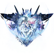 Arte de personaje: Aemeath en estilo splash, con estética luminosa y elementos que sugieren “digitalidad” y aura.